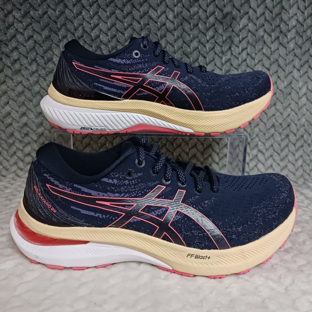 Asics Gel Kayano 29 Midnight Papaya Women's Walking Running Shoes Size 6.5 Wide